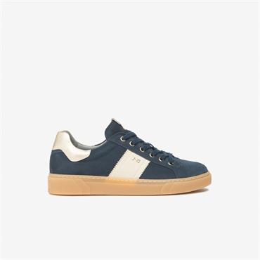 NeroGiardini Side Panel Gumsole Trainer - Navy